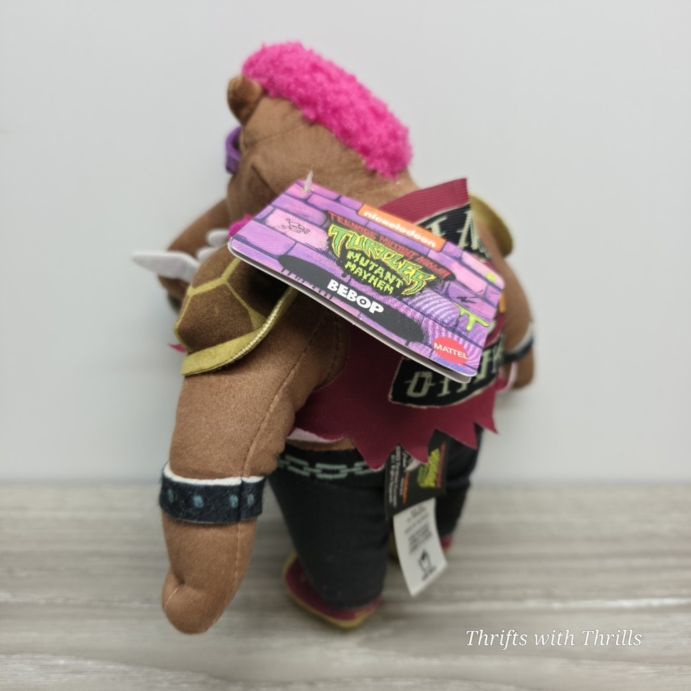 Teenage Mutant Ninja Turtles - Bebop Warthog - TMNT Mutant Mayhem 9" Plush W/tag - Picture 5 of 9